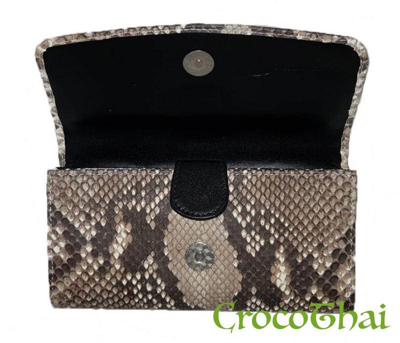 Купить гаманець snake leather зі шкіри змії в натуральному кольорі