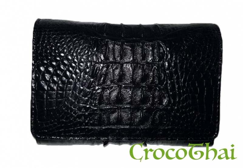 Купить кошелек croco leather женский из кожи крокодила