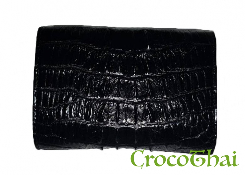 Купить гаманець croco leather жіночий зі шкіри крокодила