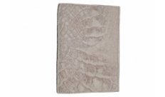 Обложка для документов Croco Leather из кожи крокодила серая
